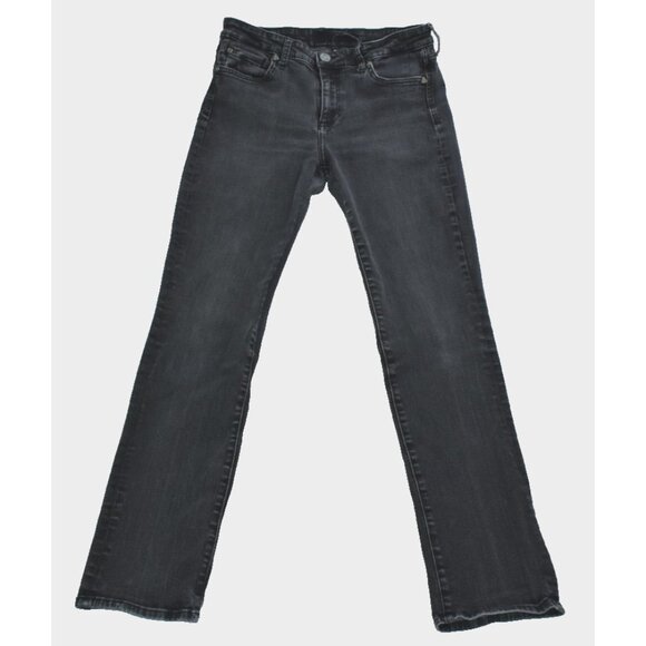 Kut from the Kloth Farrah Baby Women’s Jeans Size 10 Faded Black Denim Bootcut - Picture 2 of 16